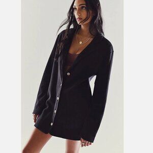 New Free People Beach Lizzie Romper Size Medium MSRP: $98 Black